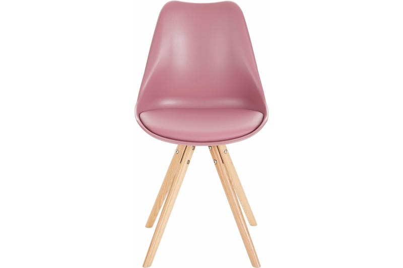 Köksstol Brenda 2-pack - PU|Rosa|Ek - Möbler - Fåtölj & stolar - Matstol & köksstol