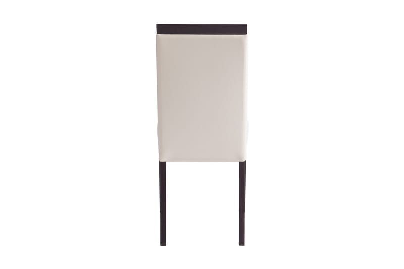 Köksstol Glover Konstläder 2-pack - Beige|Mörkt Trä - Möbler - Fåtölj & stolar - Matstol & köksstol
