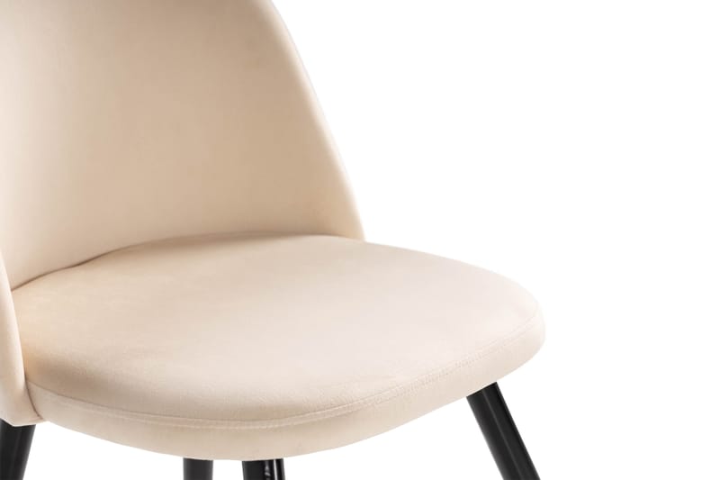 Köksstol Luisa Sammet - Beige - Möbler - Fåtölj & stolar - Matstol & köksstol