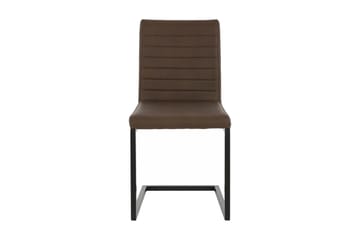 Köksstol Sandra 2-pack - PU|Brun|Metall - Möbler - Fåtölj & stolar - Matstol & köksstol