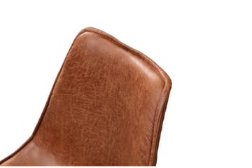 Köksstol Shauna 2-pack Konstläder - Cognac - Möbler - Fåtölj & stolar - Matstol & köksstol