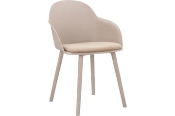 Karmstol Kaella - Beige - Möbler - Fåtölj & stolar - Matstol & köksstol