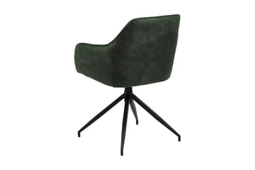 Karmstol Weatherly Spindelben - Grön/Matt Svart - Möbler - Fåtölj & stolar - Matstol & köksstol