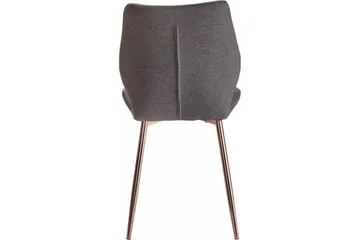 Kaspars Köksstol 2-pack - Antracit/Metall - Möbler - Fåtölj & stolar - Matstol & köksstol