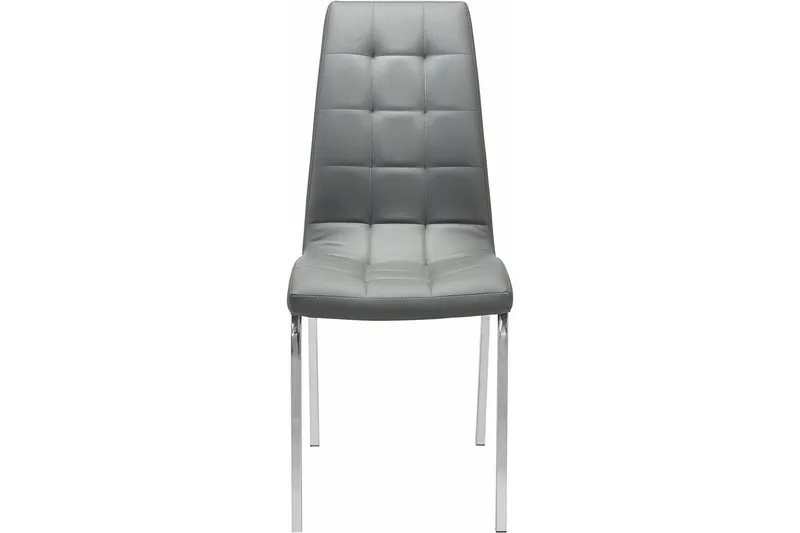 Laima Matstol Konstläder 2-pack - Grå - Möbler - Fåtölj & stolar - Matstol & köksstol
