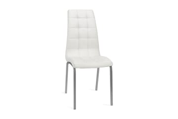 Laima Matstol Konstläder 2-pack - Vit - Möbler - Fåtölj & stolar - Matstol & köksstol