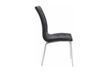 Laima Matstol Konstläder 2-pack - Svart - Möbler - Fåtölj & stolar - Matstol & köksstol