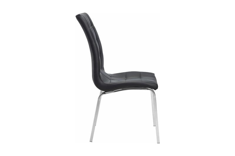 Laima Matstol Konstläder 2-pack - Svart - Möbler - Fåtölj & stolar - Matstol & köksstol