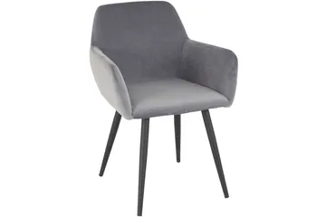 Laini Karmstol - Grå - Möbler - Fåtölj & stolar - Matstol & köksstol