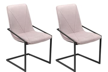 Lamallola Matstol - Silver/Svart - Möbler - Fåtölj & stolar - Matstol & köksstol