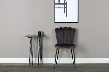 Limhamn Karmstol Sammet - Grå - Möbler - Fåtölj & stolar - Matstol & köksstol