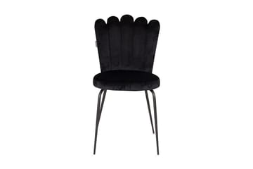 Limhamn Karmstol Sammet - Svart - Möbler - Fåtölj & stolar - Matstol & köksstol