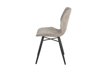 Lisle Matstol i Konstläder med Eukalyptusutseende - Beige - Möbler - Fåtölj & stolar - Matstol & köksstol
