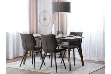 Lisle Stol Set Om 2 St - Grå - Möbler - Fåtölj & stolar - Matstol & köksstol