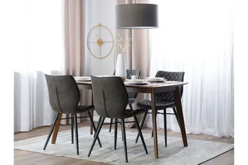 Lisle Stol Set Om 2 St - Grå - Möbler - Fåtölj & stolar - Matstol & köksstol