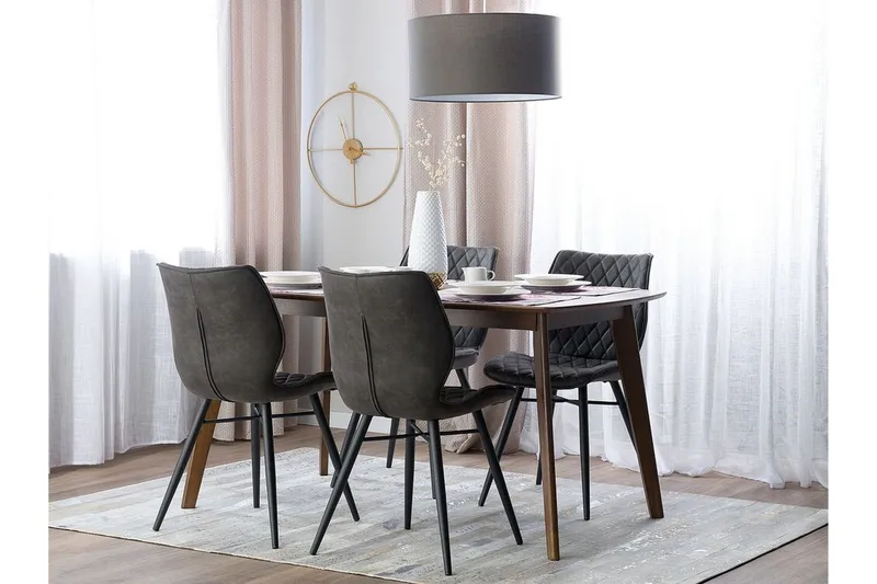 Lisle Stol Set Om 2 St - Grå - Möbler - Fåtölj & stolar - Matstol & köksstol
