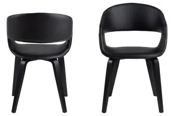 Loraina Karmstol - Svart - Möbler - Fåtölj & stolar - Matstol & köksstol