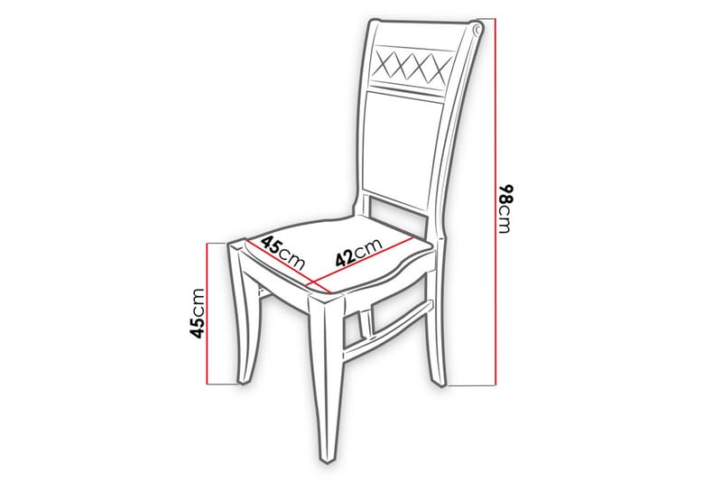Lorella Matstol - Plysch/Natur/Beige - Möbler - Fåtölj & stolar - Matstol & köksstol