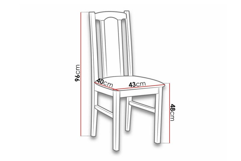 Lufti Matstol Black/White - Möbler - Fåtölj & stolar - Matstol & köksstol