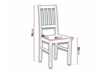 Lufti Matstol Black/Wood - Möbler - Fåtölj & stolar - Matstol & köksstol