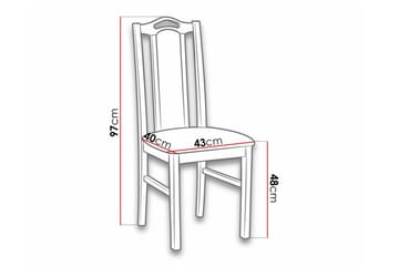 Lufti Matstol Black/Wood - Möbler - Fåtölj & stolar - Matstol & köksstol