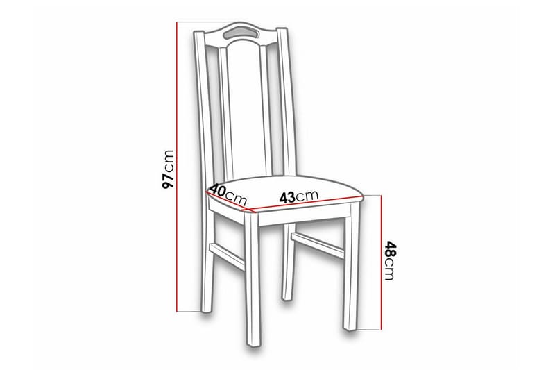 Lufti Matstol - Brun - Möbler - Fåtölj & stolar - Matstol & köksstol