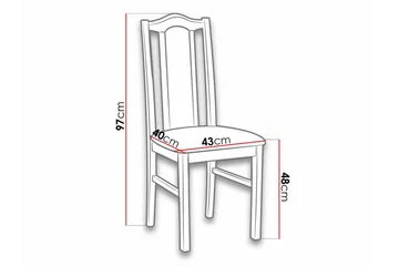 Lufti Matstol - Brun - Möbler - Fåtölj & stolar - Matstol & köksstol