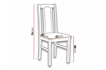Lufti Matstol - Brun - Möbler - Fåtölj & stolar - Matstol & köksstol