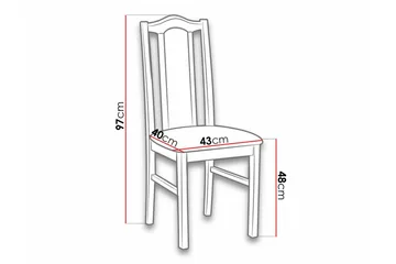 Lufti Matstol - Brun - Möbler - Fåtölj & stolar - Matstol & köksstol