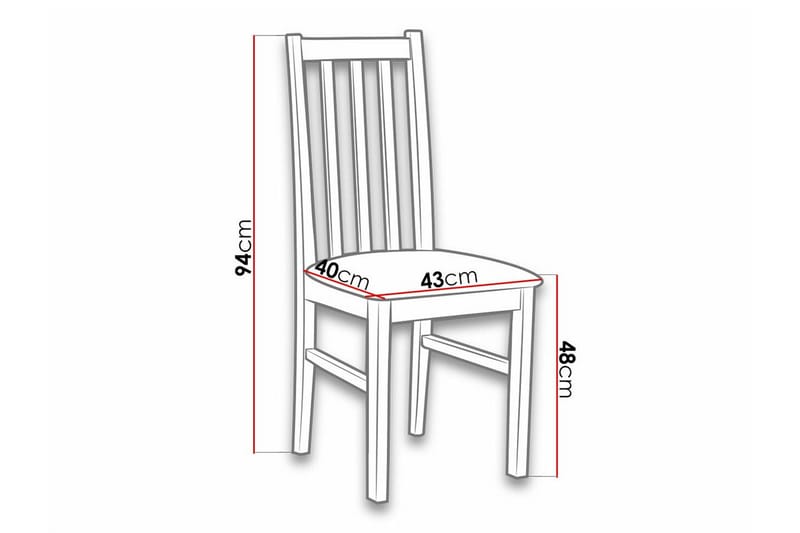 Lufti Matstol - Vit - Möbler - Fåtölj & stolar - Matstol & köksstol