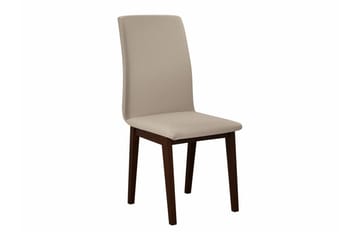 Majors Matstol i Tyg med Träben - Beige|Brun - Möbler - Fåtölj & stolar - Matstol & köksstol