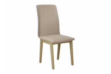 Majors Matstol i Tyg med Träben - Sandbeige - Möbler - Fåtölj & stolar - Matstol & köksstol