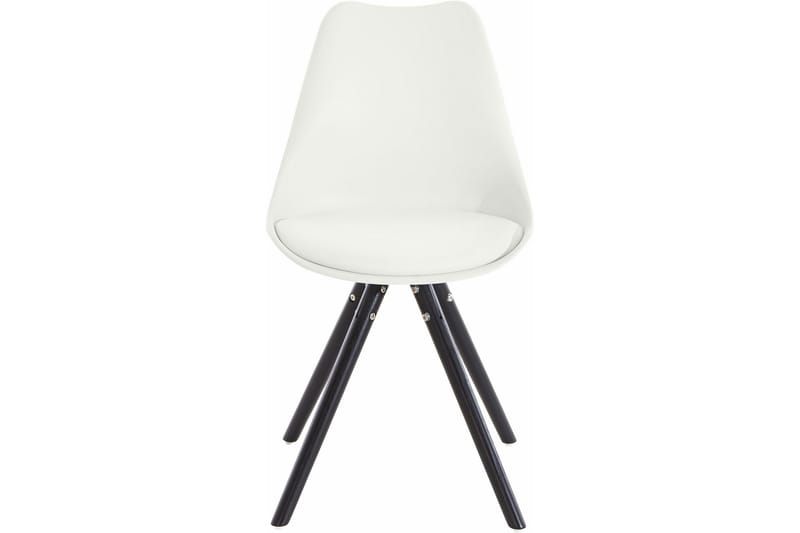 Malik Matstol Konstläder 2-pack - Vit/Ek - Möbler - Fåtölj & stolar - Matstol & köksstol