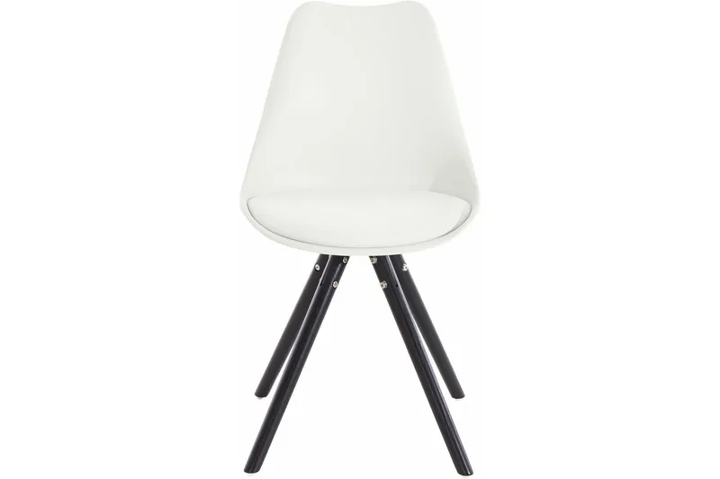 Malik Matstol Konstläder 2-pack - Vit/Ek - Möbler - Fåtölj & stolar - Matstol & köksstol