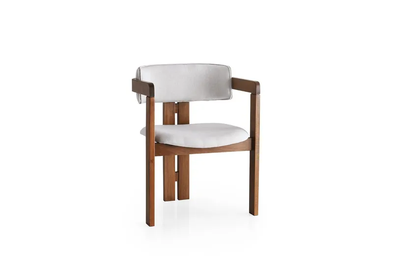 Mamuna Karmstol - Valnöt - Möbler - Fåtölj & stolar - Matstol & köksstol