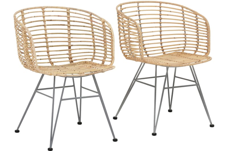 Marlee Karmstol - Natur - Möbler - Fåtölj & stolar - Matstol & köksstol