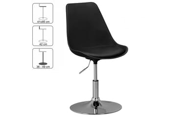 Mateel Stol - Svart - Möbler - Fåtölj & stolar - Matstol & köksstol