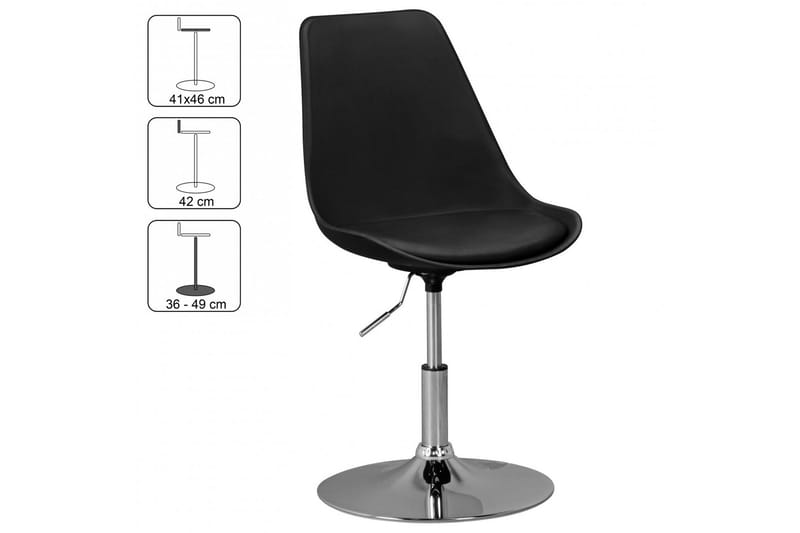 Mateel Stol - Svart - Möbler - Fåtölj & stolar - Matstol & köksstol