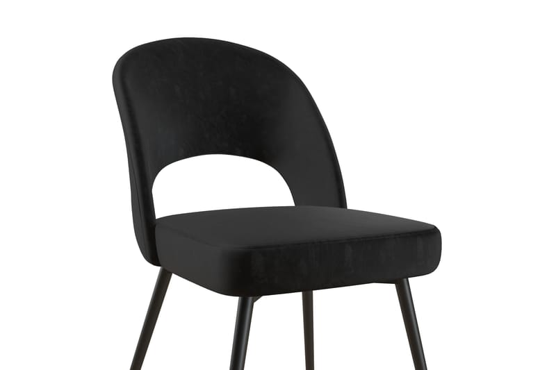 Matstol Abria - Svart/Rosa - Möbler - Fåtölj & stolar - Matstol & köksstol