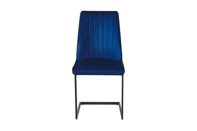 Matstol Aynia 2-pack - Sammet/Blå - Matstol & köksstol