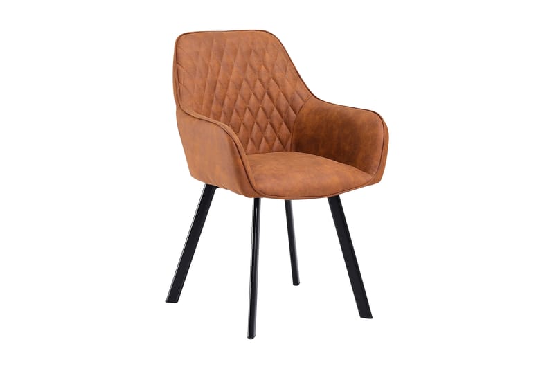 Matstol brown leatherette - Karmstol - Matstol & köksstol