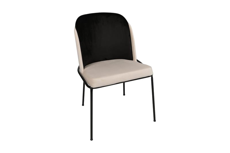 Matstol Drickby 2-Pack - Svart/Beige - Möbler - Fåt�ölj & stolar - Matstol & köksstol