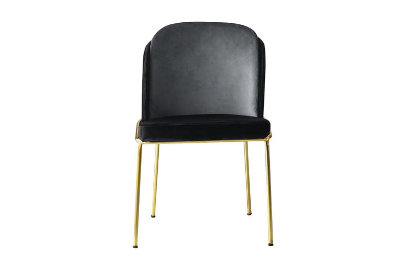 Matstol Drickby 2-Pack - Svart/Guld - Möbler - Fåtölj & stolar - Matstol & köksstol
