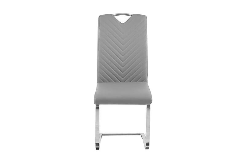 Matstol Eidhin 2-pack - Konstläder/Ljusgrå - Möbler - Fåtölj & stolar - Matstol & köksstol