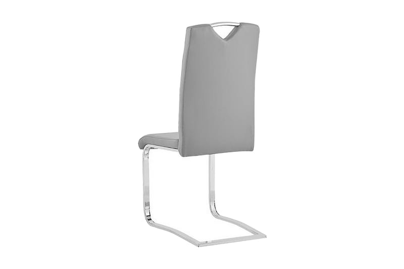 Matstol Eidhin 2-pack - Konstläder/Ljusgrå - Möbler - Fåtölj & stolar - Matstol & köksstol