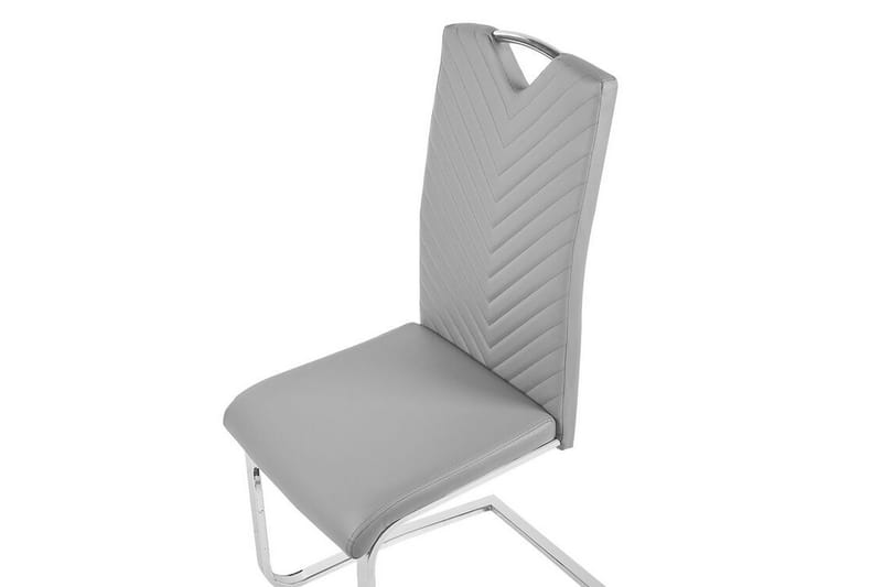 Matstol Eidhin 2-pack - Konstläder/Ljusgrå - Möbler - Fåtölj & stolar - Matstol & köksstol