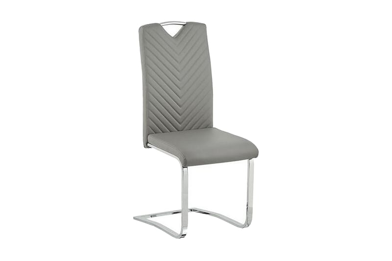 Matstol Eidhin 2-pack - Konstläder/Ljusgrå - Möbler - Fåtölj & stolar - Matstol & köksstol