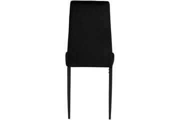 Matstol Gallaryd 2-pack - Sammet/Svart - Möbler - Fåtölj & stolar - Matstol & köksstol