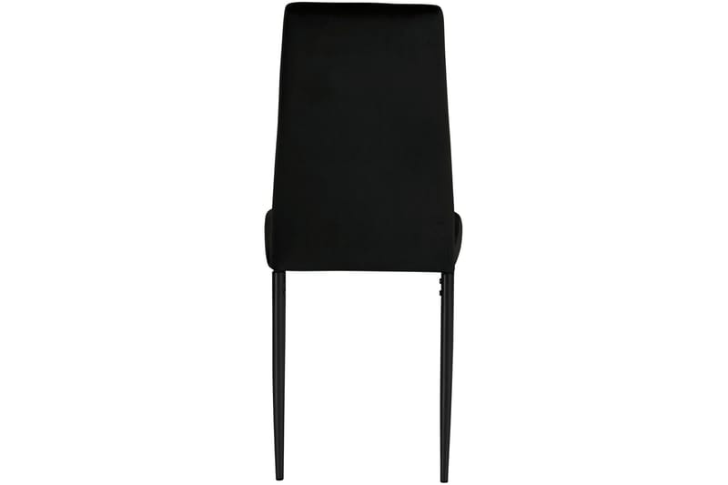 Matstol Gallaryd 2-pack - Sammet/Svart - Möbler - Fåtölj & stolar - Matstol & köksstol