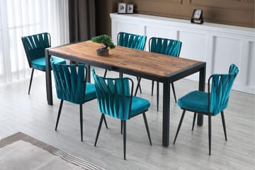 Matstol Hejra 2-Pack - Svart/Blå - Möbler - Fåtölj & stolar - Matstol & köksstol